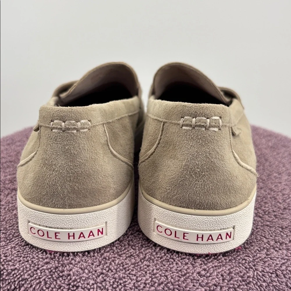 Cole Haan Beige Suede Loafers